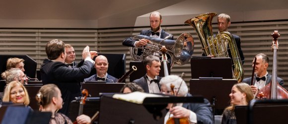 Hektora Berlioza "Fantastiskā simfonija" un Aivis Greters,foto: Jānis Vecbrālis