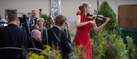 Klasiskās mūzikas brīvdabas koncerts “Suitu kods mūzikā”,foto: Ieva Benefelde