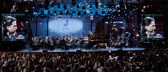 Jūrmala festival opening. Three Osokins