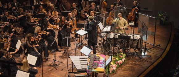 145. Season Closing Concert. Guntars Freibergs, Guntis Kuzma, Andris Dzenītis,foto: Kārlis Volkovskis
