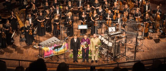 145. Season Closing Concert. Guntars Freibergs, Guntis Kuzma, Andris Dzenītis,foto: Kārlis Volkovskis