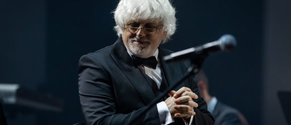 Legendary Latvian composer Imants Kalniņš 85,foto: Ieva Romaško