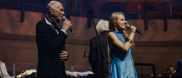 Legendary Latvian composer Imants Kalniņš 85,foto: Ieva Romaško
