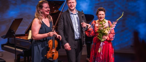 Liepājas vasara - Elīna Bukša, Agnese Egliņa un Guntis Kuzma,foto: Kārlis Volkovskis