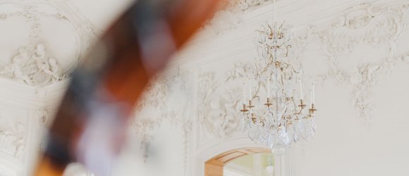 Liepājas skaņas Rundāles pilī ar Gunti Kuzmu un Robertasu Beinaris,foto: Jānis Porietis