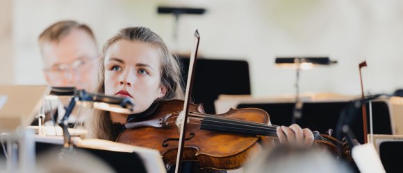 Liepājas skaņas Rundāles pilī ar Gunti Kuzmu un Robertasu Beinaris,foto: Jānis Porietis