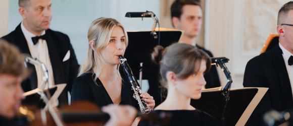 Liepājas skaņas Rundāles pilī ar Gunti Kuzmu un Robertasu Beinaris,foto: Jānis Porietis