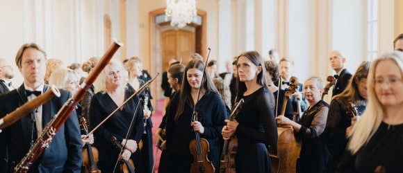 Liepājas skaņas Rundāles pilī ar Gunti Kuzmu un Robertasu Beinaris,foto: Jānis Porietis