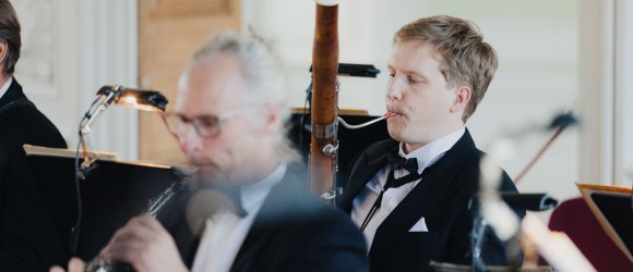 Liepājas skaņas Rundāles pilī ar Gunti Kuzmu un Robertasu Beinaris,foto: Jānis Porietis