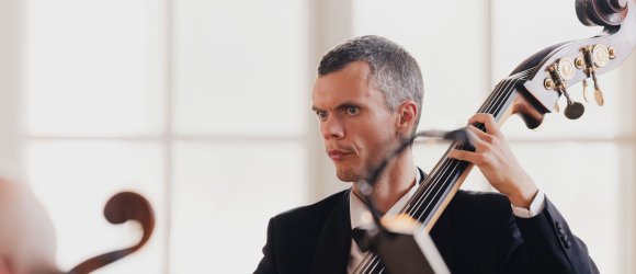 Liepājas skaņas Rundāles pilī ar Gunti Kuzmu un Robertasu Beinaris,foto: Jānis Porietis