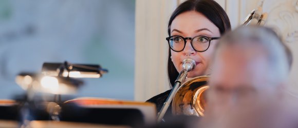 Liepājas skaņas Rundāles pilī ar Gunti Kuzmu un Robertasu Beinaris,foto: Jānis Porietis