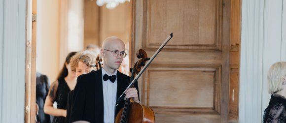 Liepājas skaņas Rundāles pilī ar Gunti Kuzmu un Robertasu Beinaris,foto: Jānis Porietis