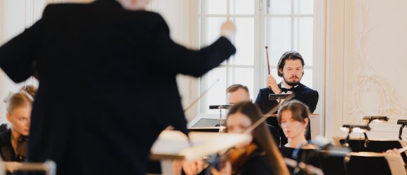 Liepājas skaņas Rundāles pilī ar Gunti Kuzmu un Robertasu Beinaris,foto: Jānis Porietis