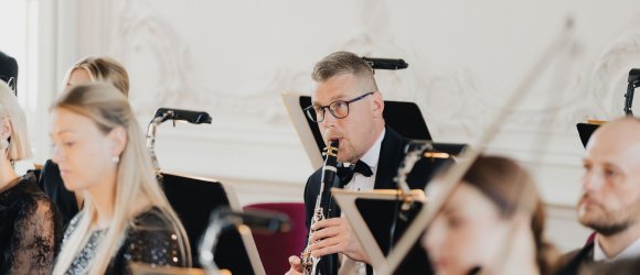 Liepājas skaņas Rundāles pilī ar Gunti Kuzmu un Robertasu Beinaris,foto: Jānis Porietis