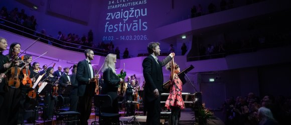 Zvaigžņu festivāls - Hiromi un Liepājas Simfoniskais orķestris,foto: Valters Pelns
